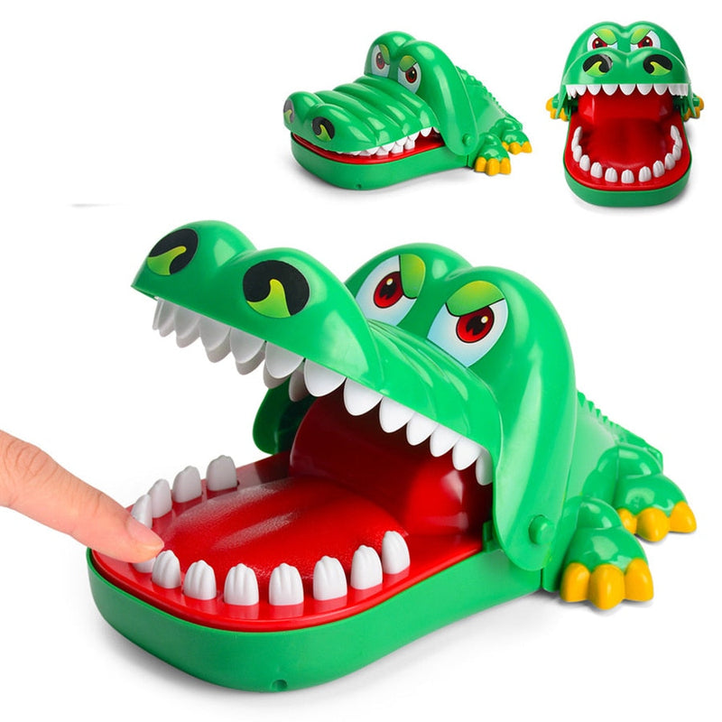 Brinquedo Infantil Crocodilo Boca De Dentista Mordida + 2 Brindes Exclusivos