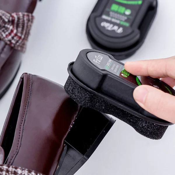 Esponja Premium Brilho Rápido Para Polimento de Sapatos/Bolsas - PoliFlex