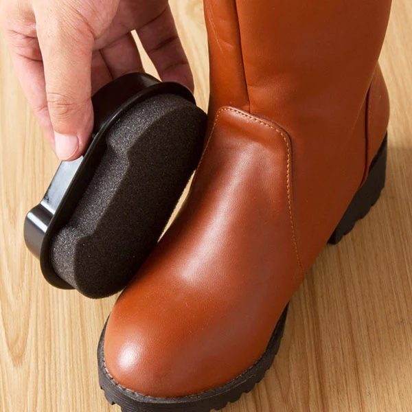 Esponja Premium Brilho Rápido Para Polimento de Sapatos/Bolsas - PoliFlex
